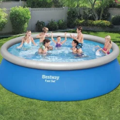 Bestway Fast Set Zwembadset opblaasbaar rond 457x122 cm