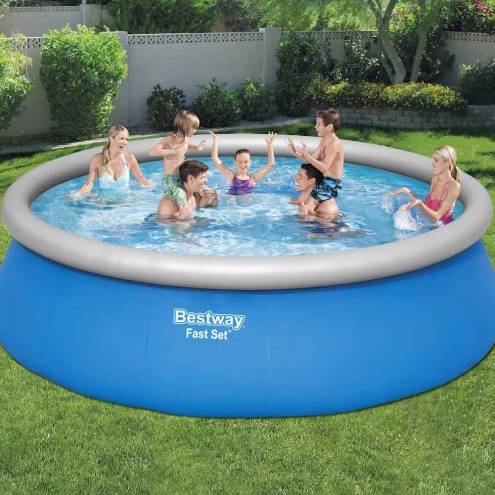 Bestway Fast Set Zwembadset opblaasbaar rond 457x122 cm