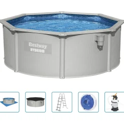 Bestway Framezwembad Hydrium bovengronds rond 360x120 cm