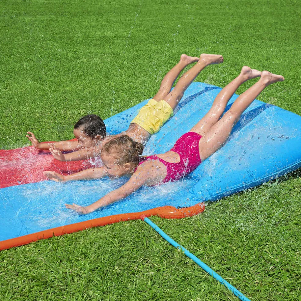 Bestway H2OGO Waterglijbaan Tsunami Splash Ramp Double Slide
