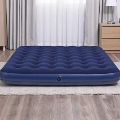 Best Way Luchtbed Blauw 203 x 152 x 22 cm PVC
