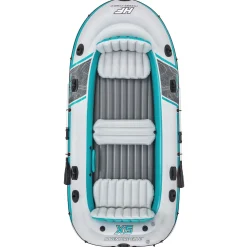 Bestway Opblaasbare boot Grijs en Wit 3,64 x 1,66 m PVC