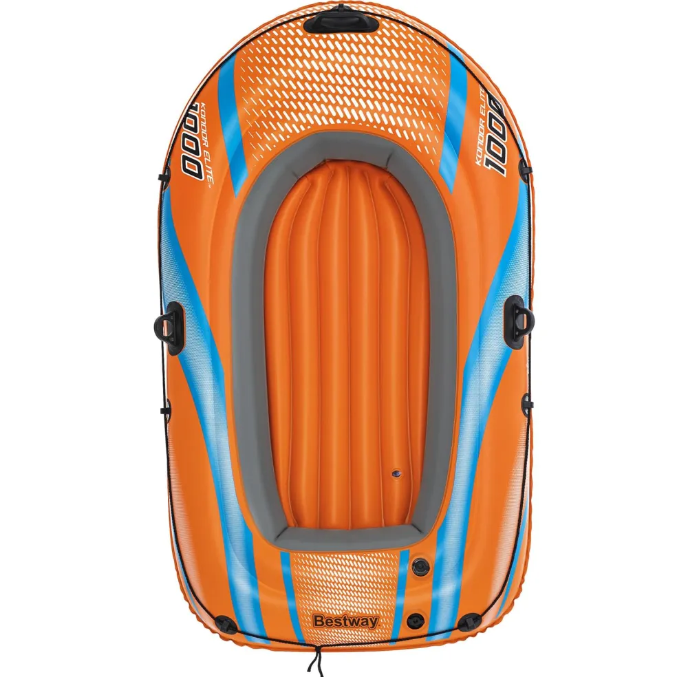 Bestway Opblaasbare boot Oranje 162 x 96 cm PVC