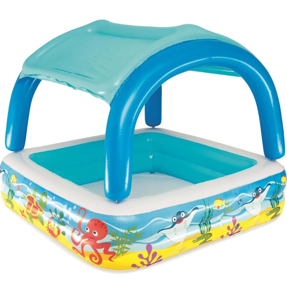 Bestway Speelbad met overkapping 140x140x114 cm blauw 52192