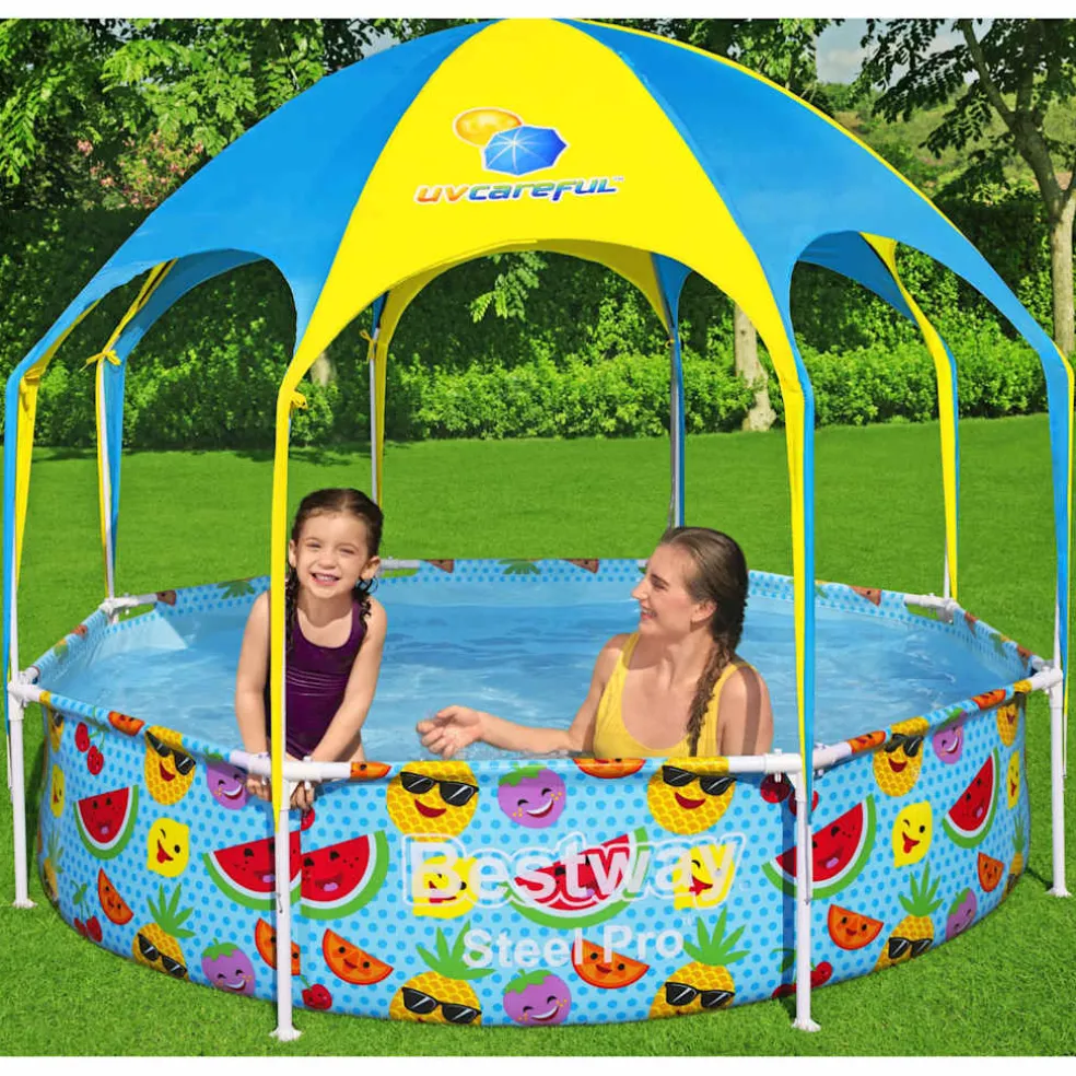 Bestway Steel Pro Kinderzwembad uv Careful bovengronds 244x51 cm