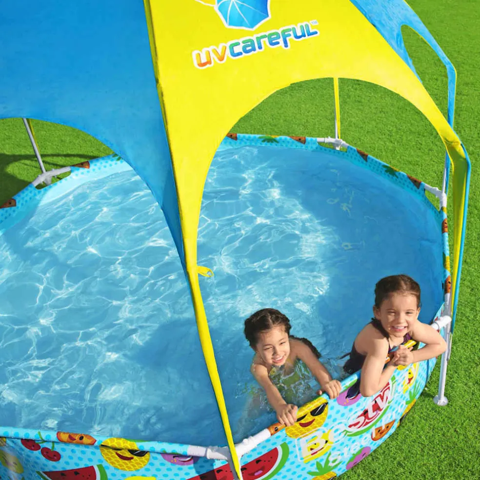 Bestway Steel Pro Kinderzwembad uv Careful bovengronds 244x51 cm