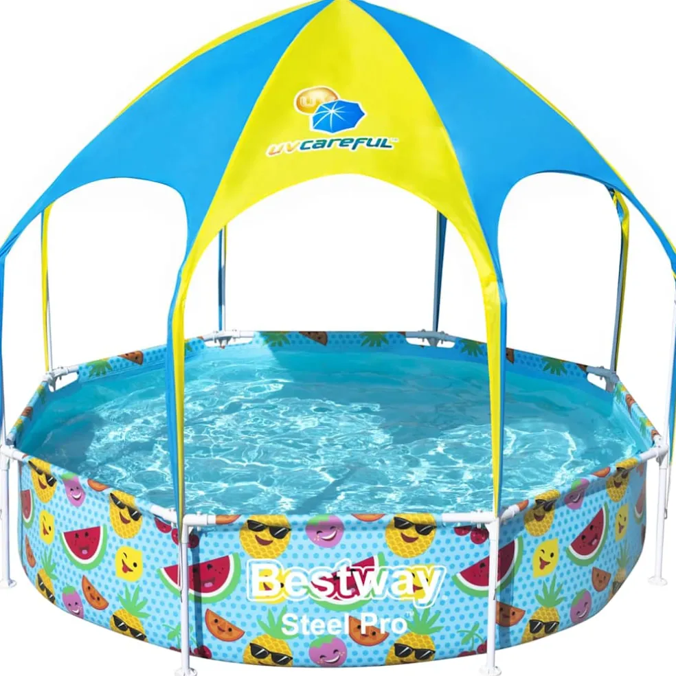 Bestway Steel Pro Kinderzwembad uv Careful bovengronds 244x51 cm