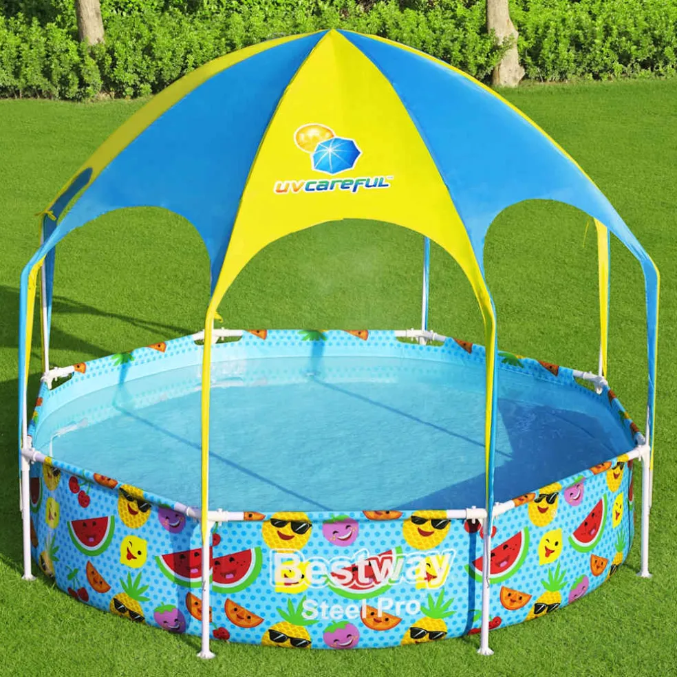 Bestway Steel Pro Kinderzwembad uv Careful bovengronds 244x51 cm