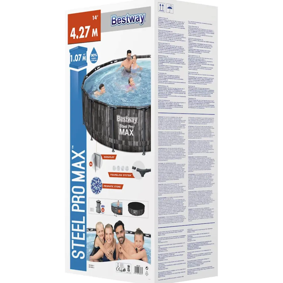 Bestway Steel Pro MAX Zwembadset rond 427x107 cm