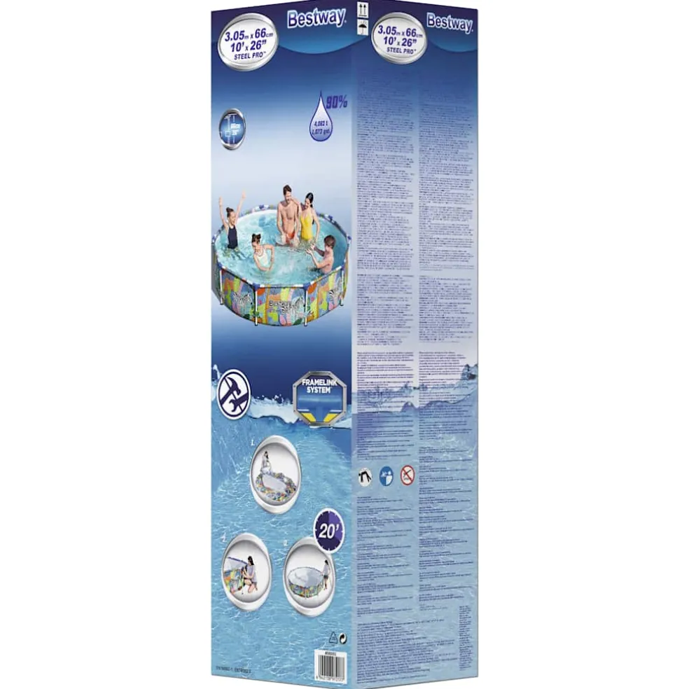 Bestway Zwembad Steel Pro frame 305x66 cm