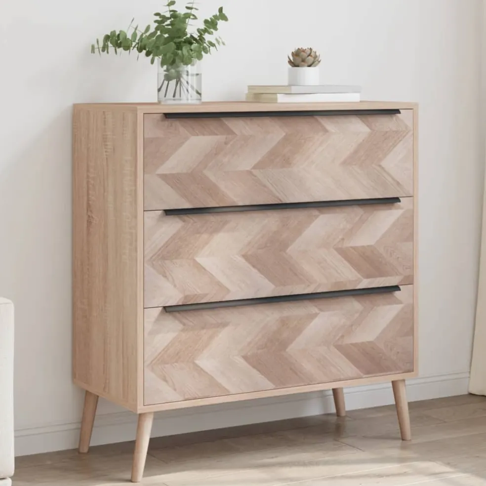 Finori Dressoir Lusk 03A 80x38,5x87 cm sonoma eikenkleurig