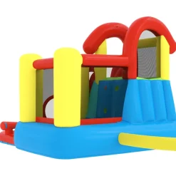 Happy Hop Springkasteel met glijbaan en plonsbad 280x319x211 cm