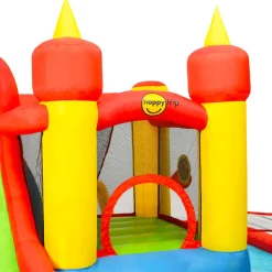 Happy Hop Springkussen met glijbaan en plonsbad 410x385x220 cm PVC