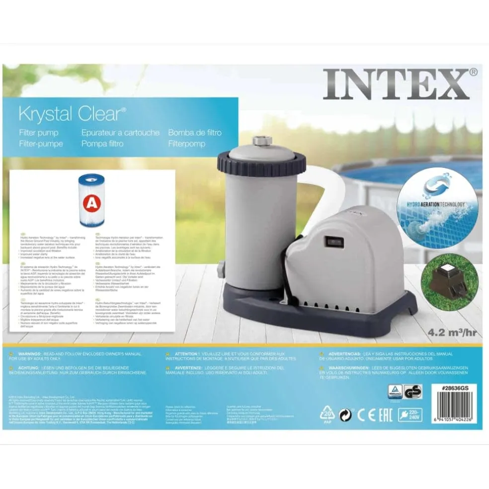 Intex Cartridge filterpomp 5678 l/h 28636GS