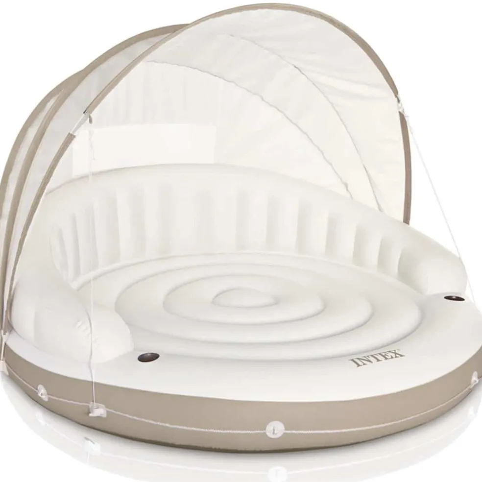 Intex Loungebed met luifel drijvend eiland 199x150 cm 58292 EU