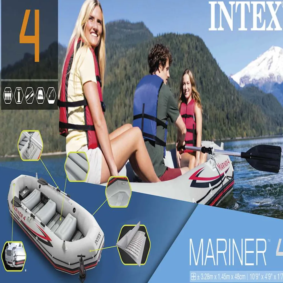 Intex Opblaasboot Mariner 4 328x145x48 cm 68376NP