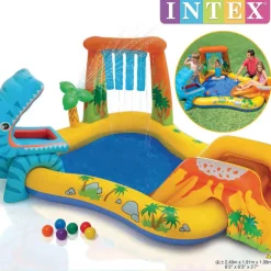 Intex Opblaaszwembad Dinosaur Play Center 249x191x109 cm 57444NP