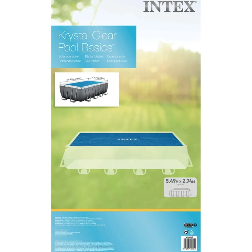 Intex Solarzwembadhoes 538x253 cm polyetheen blauw