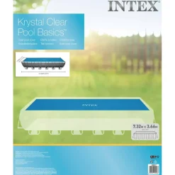 Intex Solarzwembadhoes 716x346 cm polyetheen blauw