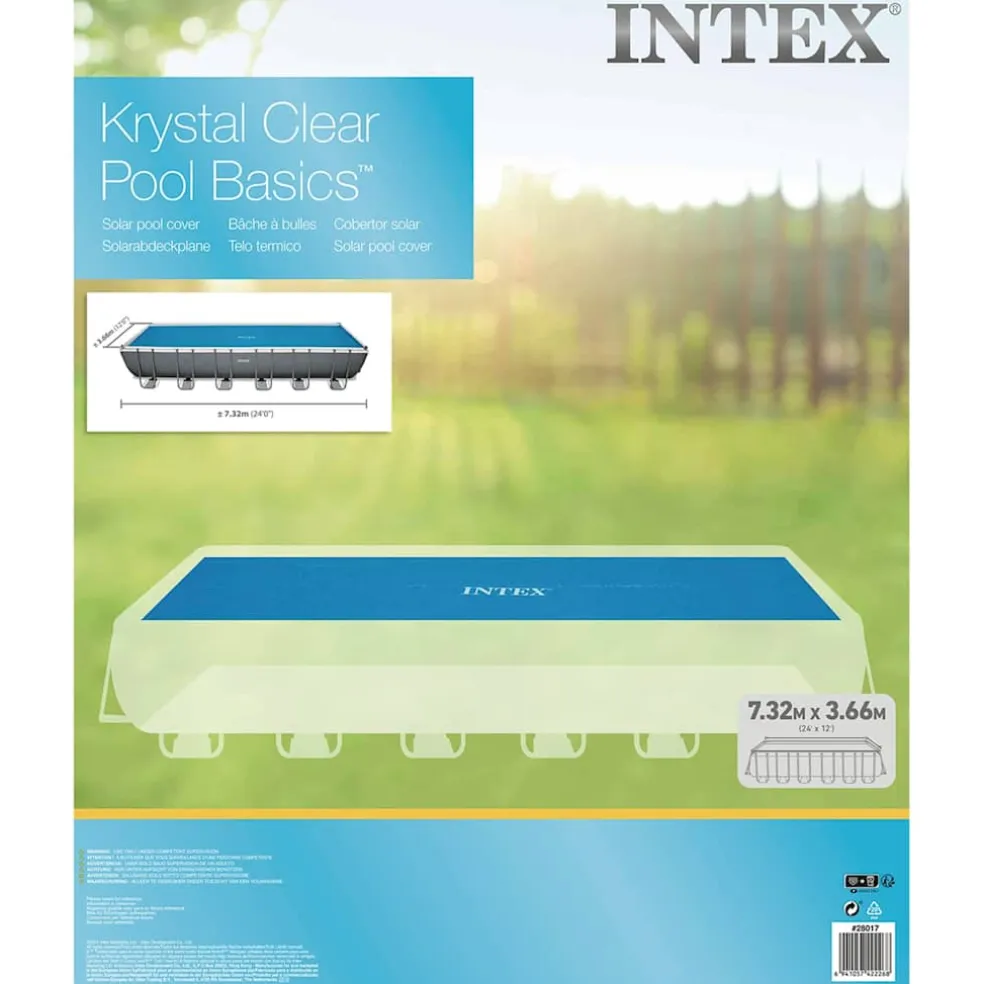 Intex Solarzwembadhoes 716x346 cm polyetheen blauw