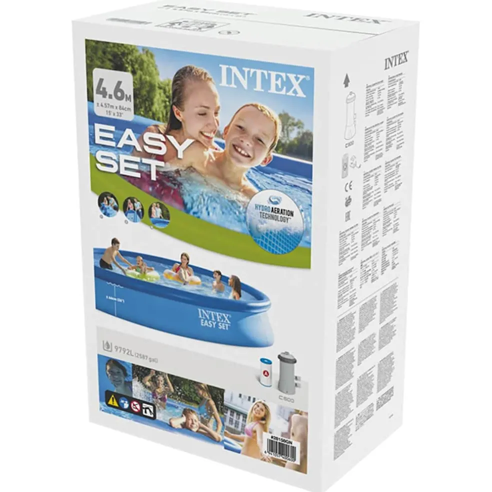 Intex Zwembad Easy Set met filtersysteem 457x84 cm
