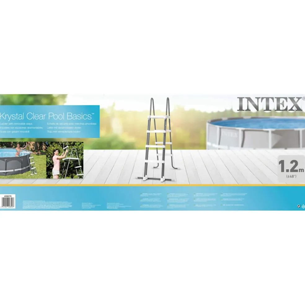 Intex Zwembadladder met 4 treden 122 cm