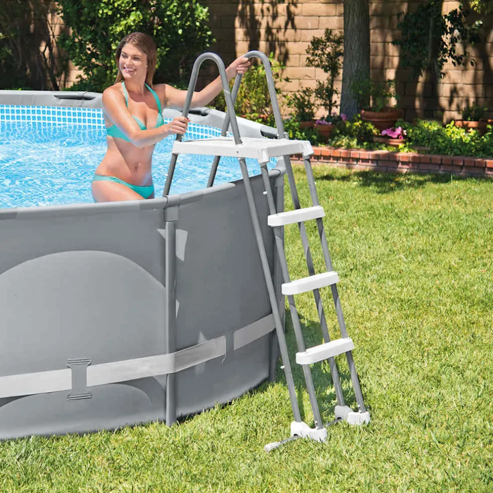 Intex Zwembadladder met 4 treden 122 cm