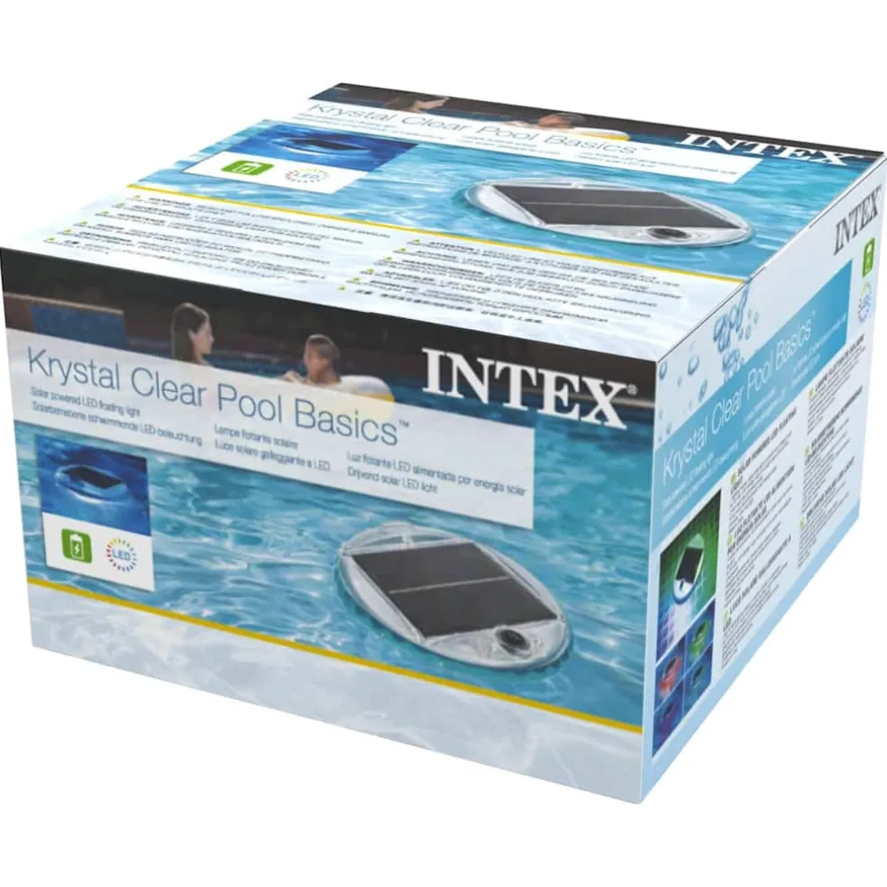 Intex Zwembadlamp drijvend solar LED
