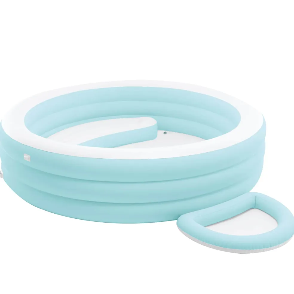 INTEX Zwembad lounge float met luifel 277 x 221 x 137 cm Rond voor