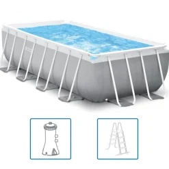Intex Zwembadset Prism Frame rechthoekig 400x200x100 cm