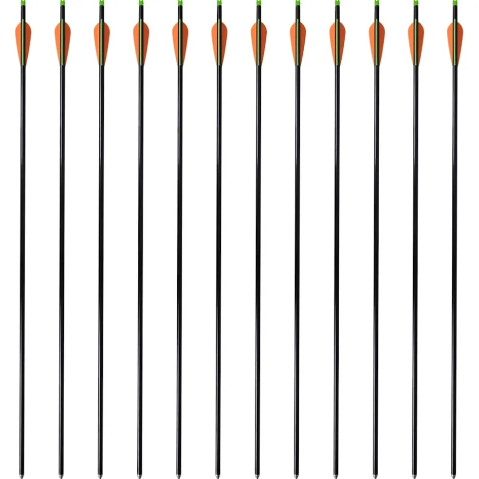Pijlen compoundboog standaard 30" 0,8 cm glasvezel 12 stuks