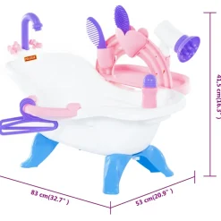 Polesie Wader 7-delige Poppenbadset 83x53x41,5 cm polypropeen