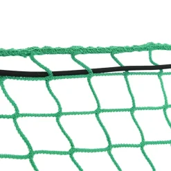 vidaXL Aanhangwagennet elastisch touw 2,1x1,25 m polypropeen groen