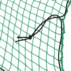 vidaXL Aanhangwagennet elastisch touw 2,1x1,25 m polypropeen groen
