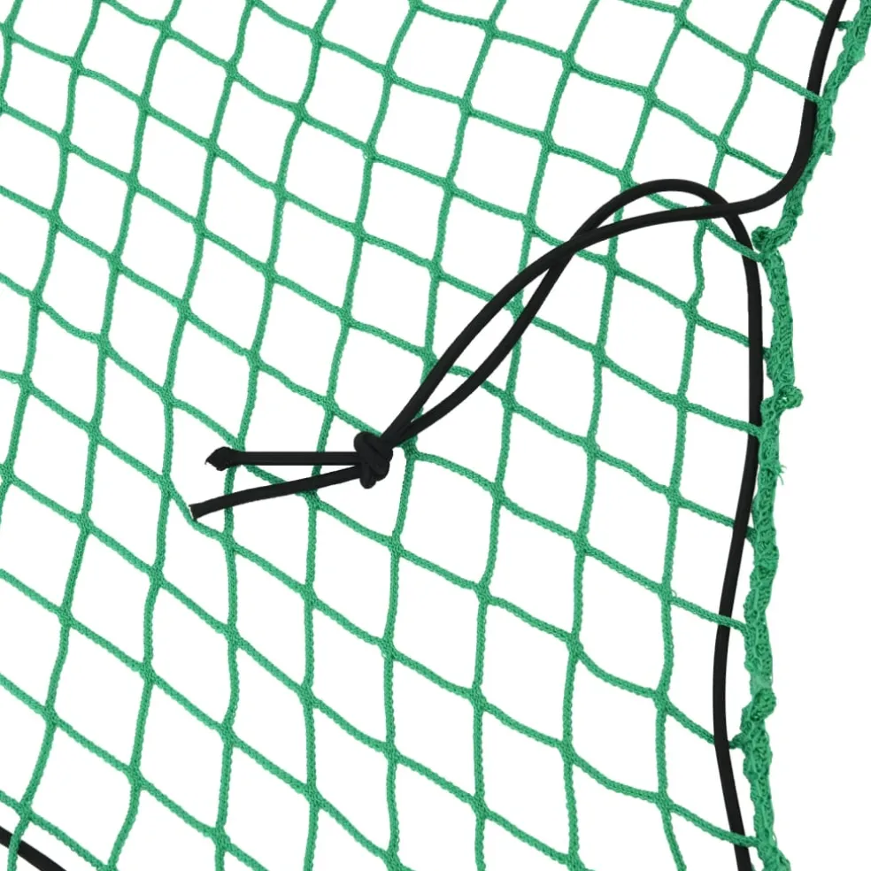 vidaXL Aanhangwagennet elastisch touw 2,1x1,25 m polypropeen groen
