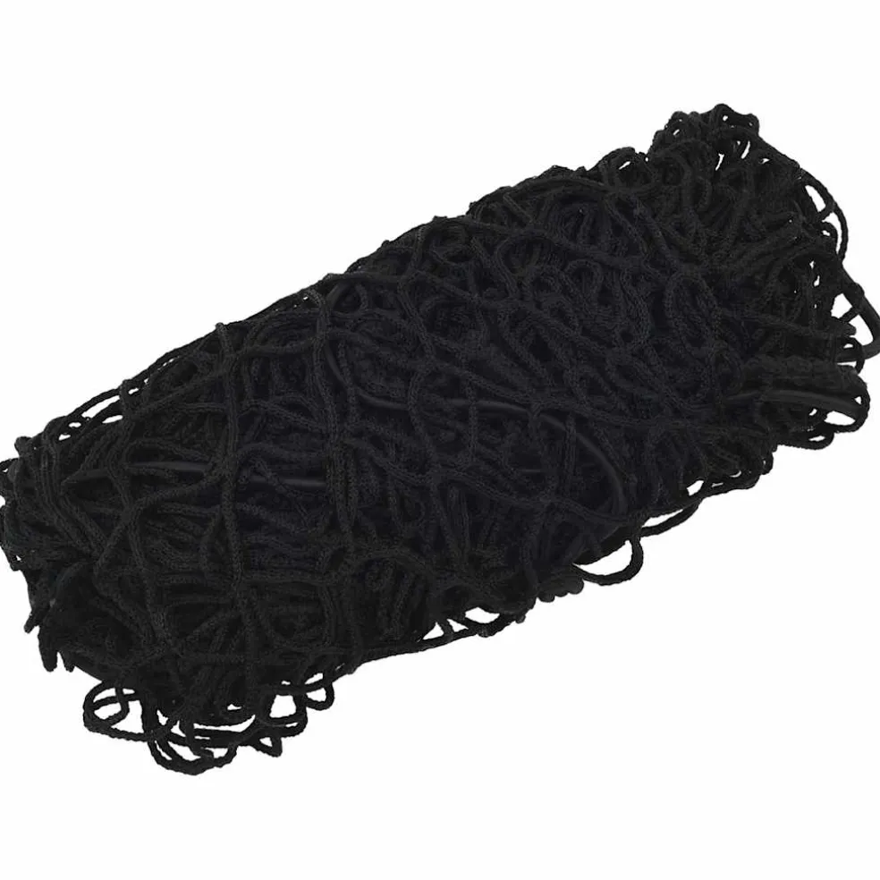 vidaXL Aanhangwagennet elastisch touw 2,1x1,25 m polypropeen zwart