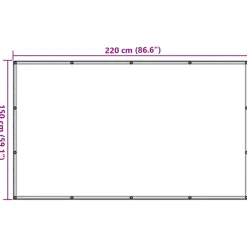 vidaXL Aanhangwagennet 1,5x2,2 m HDPE zwart