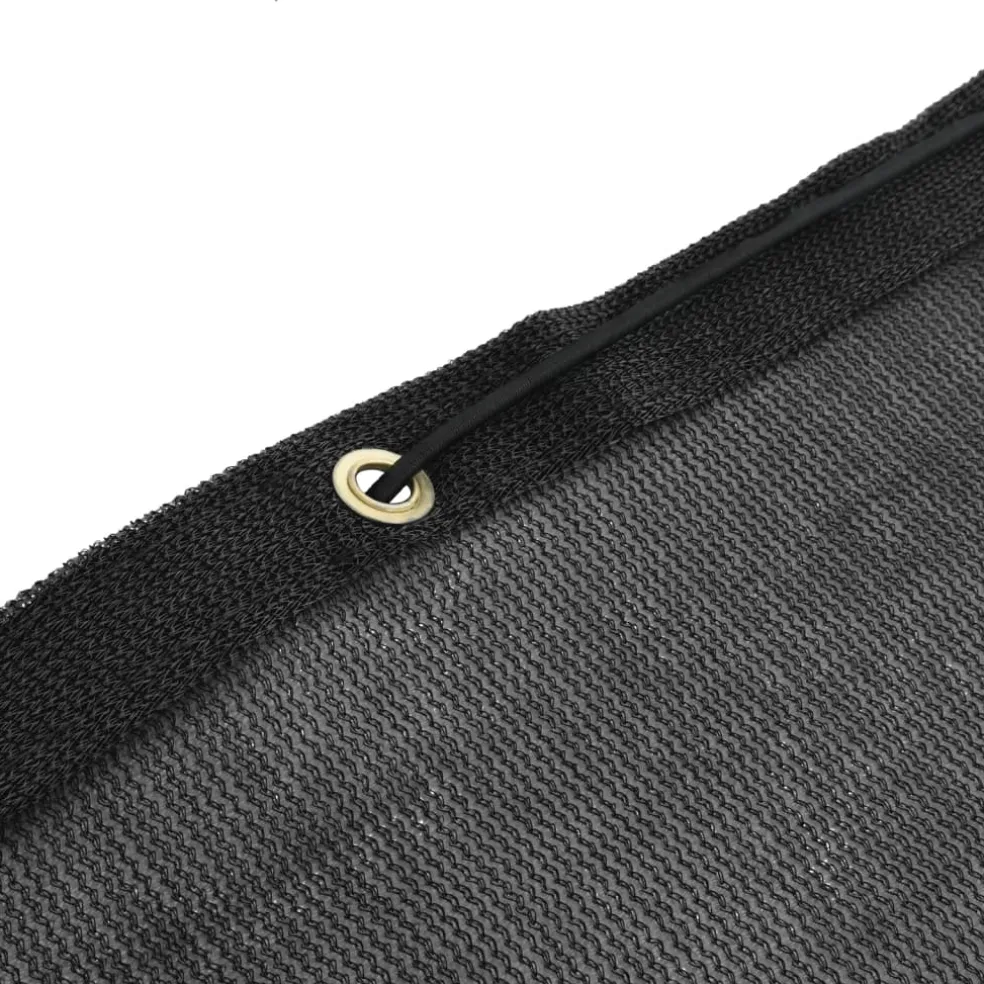 vidaXL Aanhangwagennet 1,5x2,2 m HDPE zwart