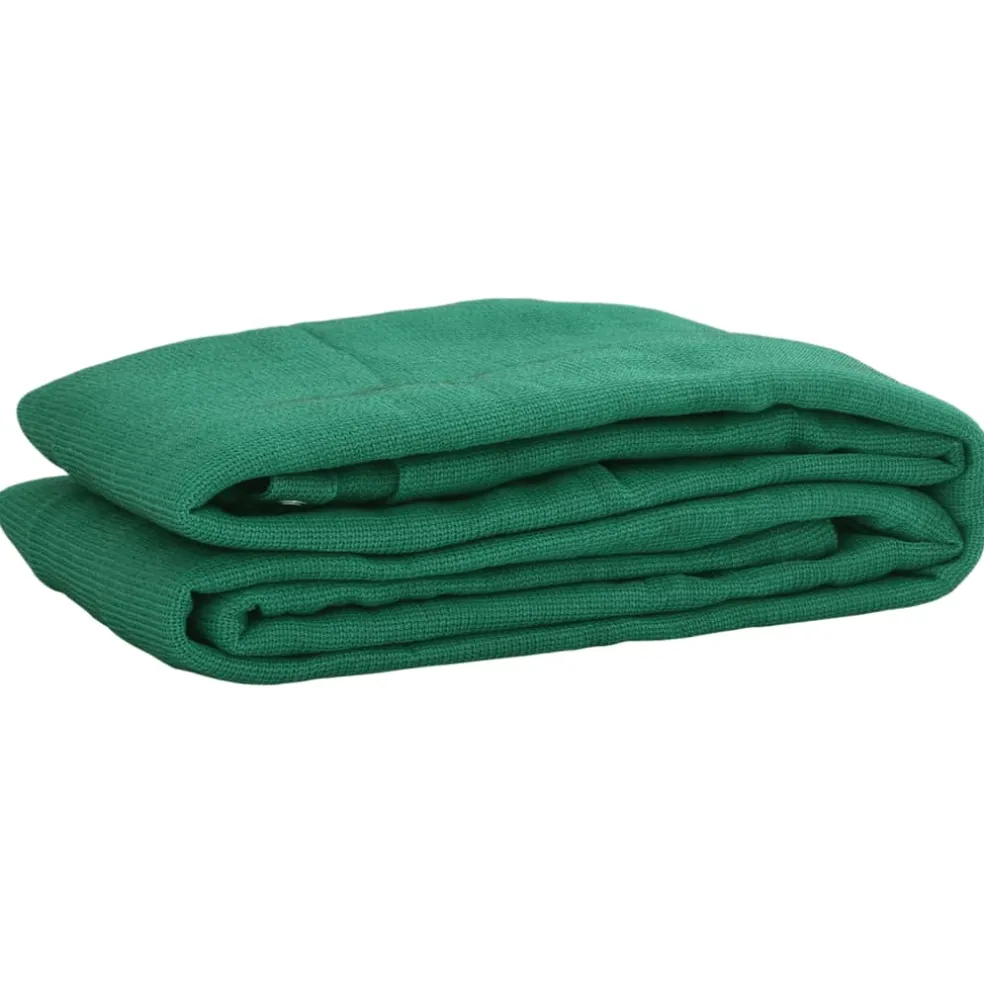 vidaXL Aanhangwagennet 3x5 m HDPE groen