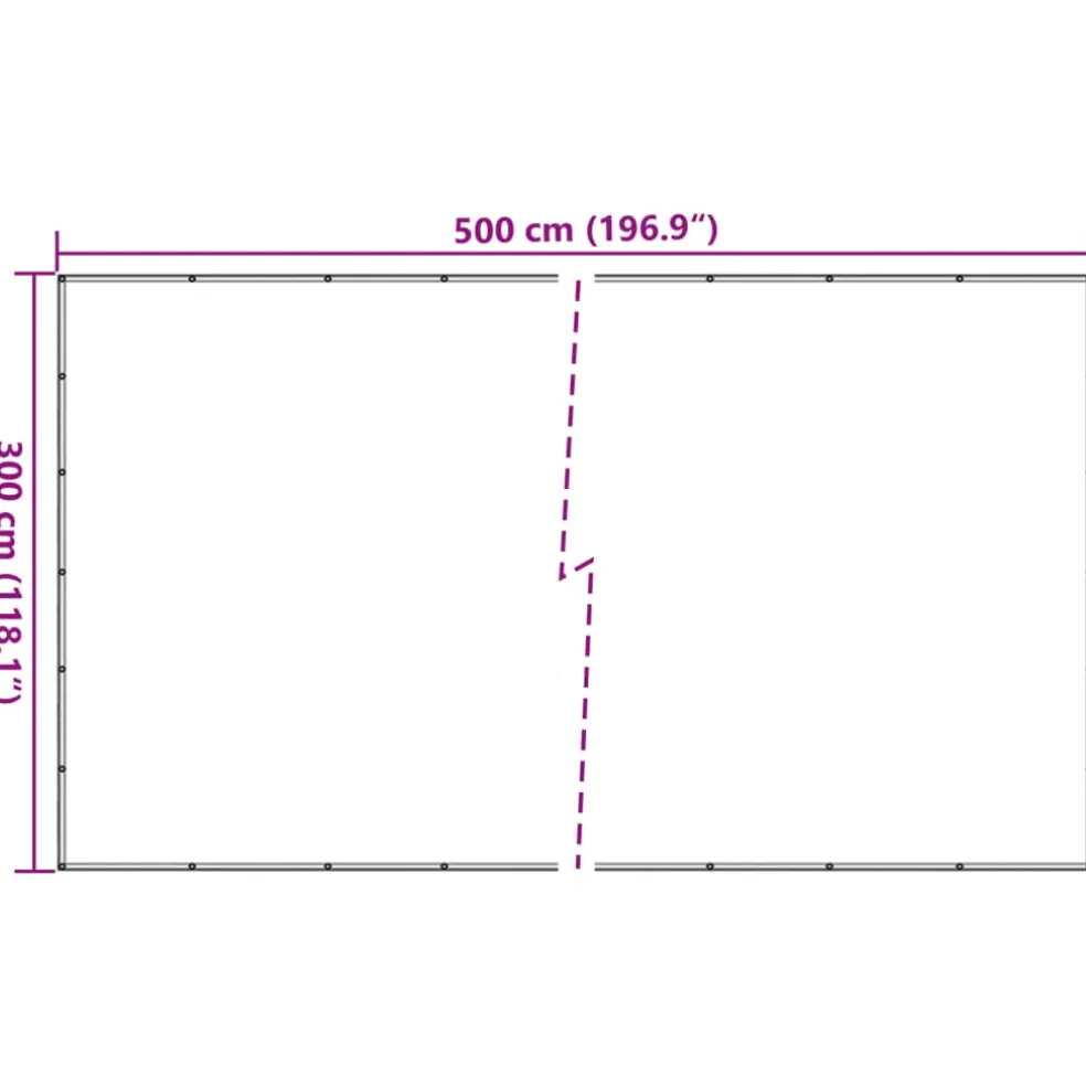 vidaXL Aanhangwagennet 3x5 m HDPE groen