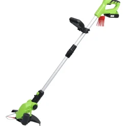 vidaXL Accugrastrimmer met accu 20 V 1500 mAh Li-ion