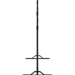 vidaXL Achtergrondstandaard 254x243 cm staal zwart