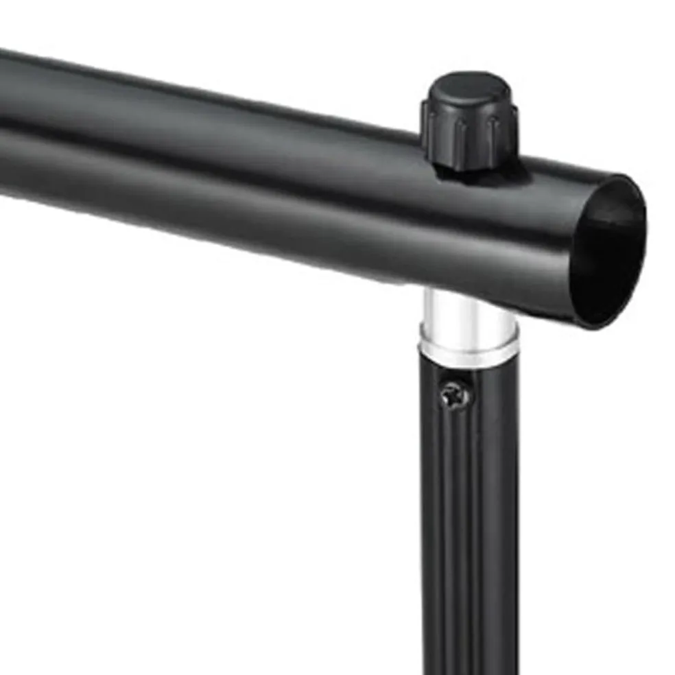 vidaXL Achtergrondsysteem telescopisch 155-300 cm