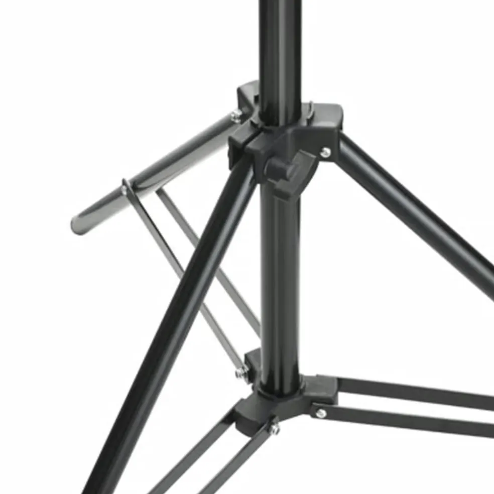 vidaXL Achtergrondsysteem telescopisch 155-300 cm