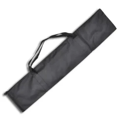 vidaXL Achtergrondsysteem 500x300 cm zwart