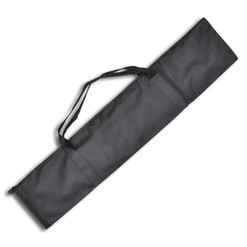 vidaXL Achtergrondsysteem 500x300 cm zwart