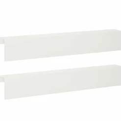 vidaXL Afdekprofiel voor tuinafboording 2 st 100 x 10 x 15 cm Staal
