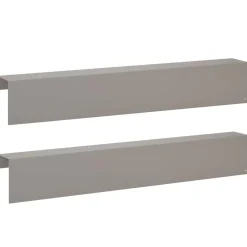 vidaXL Afdekprofiel voor tuinafboording 2 st 100 x 10 x 15 cm