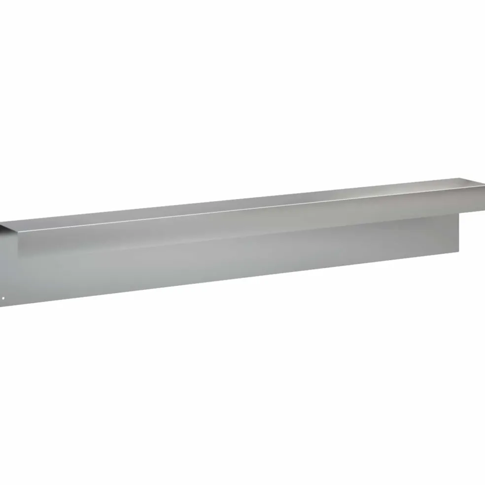 vidaXL Afdekprofiel voor tuinafboording 2 st 100 x 10 x 15 cm