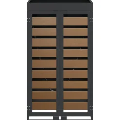 vidaXL Afvalcontaineropslag met plantenbakdak voor 240L container